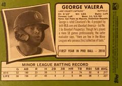 Rear | George Valera Baseball Cards 2020 Topps Heritage Minor League