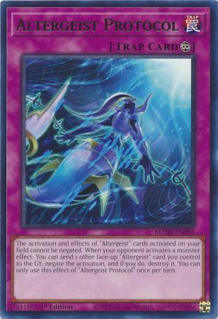 Altergeist Protocol MZMI-EN068 YuGiOh Maze of Millennia