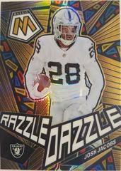 Josh Jacobs #RD-9 Football Cards 2023 Panini Mosaic Razzle Dazzle Prices