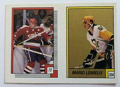 Dale Hunter, Mario Lemieux Hockey Cards 1988 O-Pee-Chee Sticker Prices