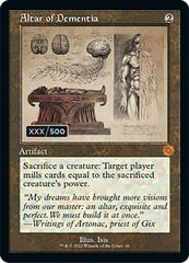 Altar of Dementia [Schematic Foil] Magic Brother's War Retro Artifacts Prices