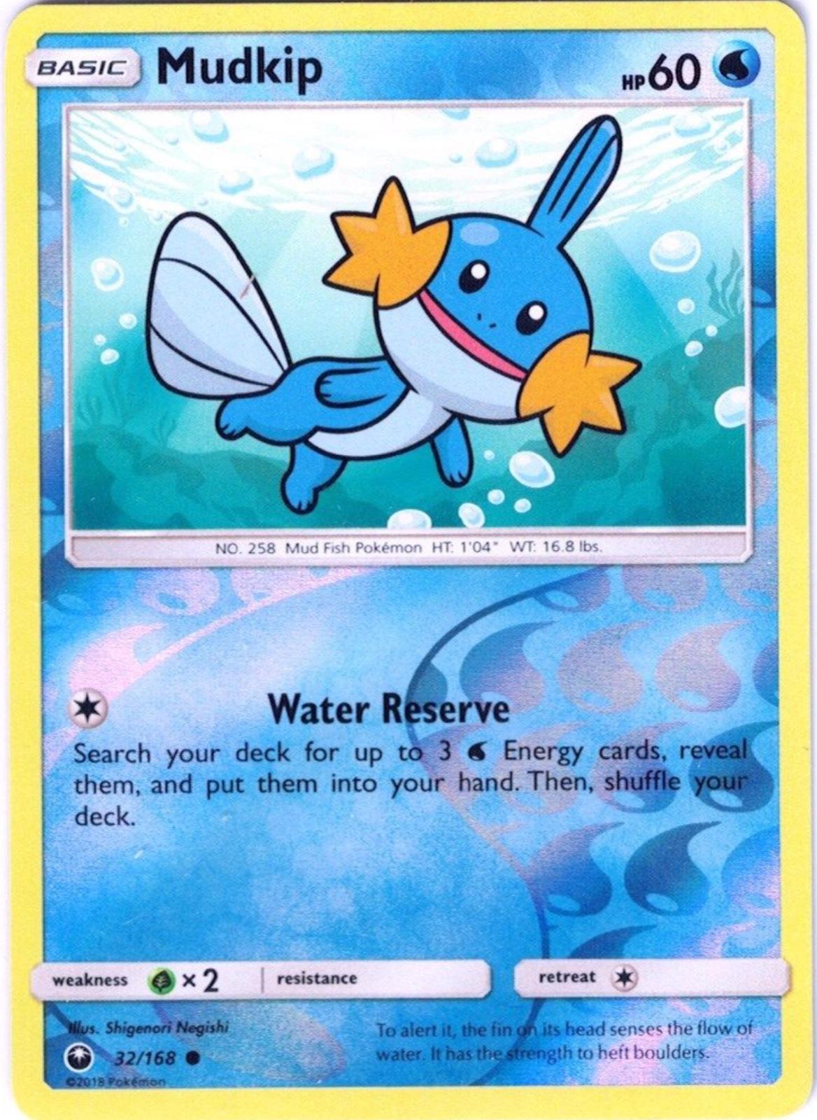 Mudkip [Reverse Holo] #32 Pokemon Celestial Storm