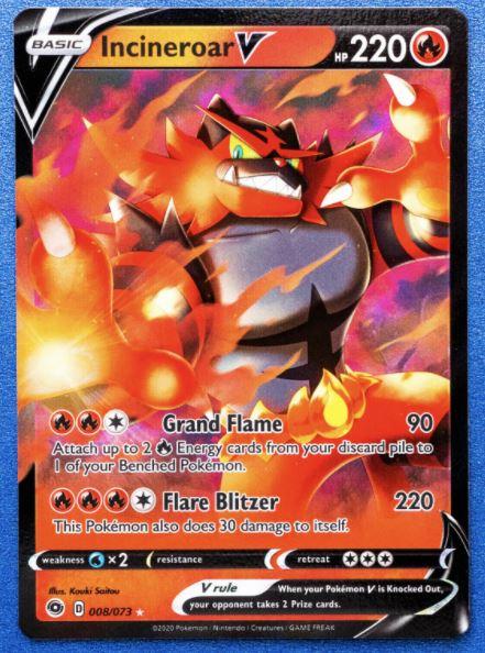 Incineroar V #8 Prices | Pokemon Champion's Path | Pokemon Cards