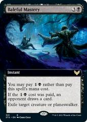 Baleful Mastery [Extended Art Foil] Magic Strixhaven School of Mages Prices