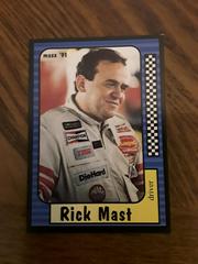 Rick Mast #1 Racing Cards 1991 Maxx Prices