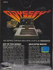 Box Rear | Out of This World!/Helicopter Rescue! Magnavox Odyssey 2