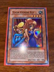 Yu-Gi-Oh DL6-EN001 Toon Gemini Elf Super Rare Unlimited Played