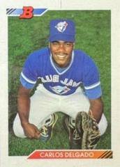 Carlos Delgado #127 Baseball Cards 1992 Bowman Prices