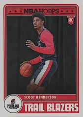 Scoot Henderson #297 Basketball Cards 2023 Panini Hoops Prices