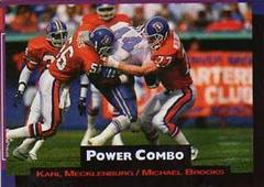 Karl Mecklenburg/Michael Brooks #8 Football Cards 1993 Pro Set Power Combos Prices