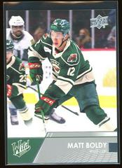 Matt Boldy Hockey Cards 2021 Upper Deck AHL Prices