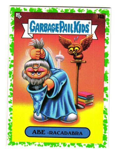 Abe Racadabra [Green] #74b Garbage Pail Kids Book Worms