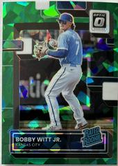 Bobby Witt Jr. [Green Ice] #98 Baseball Cards 2022 Panini Donruss Optic Prices
