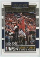 Rajon Rondo Basketball Cards 2018 Panini Hoops Road to the Finals Prices