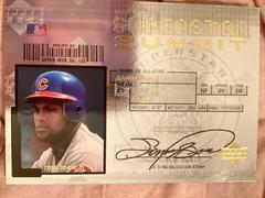 Sammy Sosa Baseball Cards 2001 Upper Deck Superstar Summit Prices