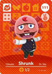 Shrunk #111 [Animal Crossing Series 2] Amiibo Cards Prices