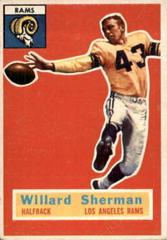 Willard Sherman #66 Football Cards 1956 Topps Prices