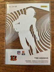Reverse Side | Tee Higgins Football Cards 2020 Panini Chronicles Clear Vision Rookies