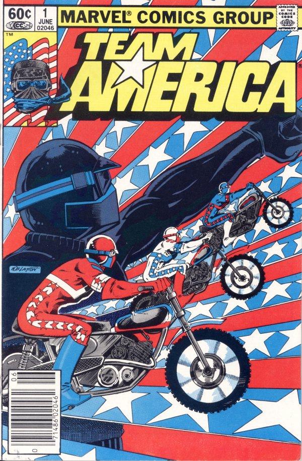 Team America [Newsstand] #1 (1982) Comic Books Team America