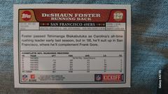 Back  | DeShaun Foster Football Cards 2008 Topps Kickoff
