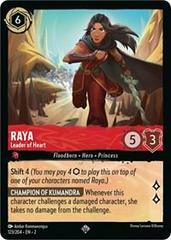 Raya - Leader of Heart #123 Lorcana Rise of the Floodborn Prices