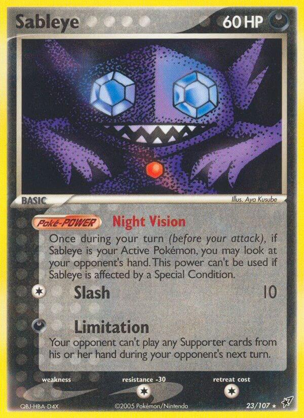 Sableye #23 Pokemon Deoxys