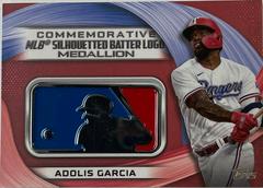 Adolis Garcia #MLBL-AG Baseball Cards 2022 Topps MLB Logo Medallion Relics Prices