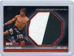 Urijah Faber [Red] #FM-UF Ufc Cards 2012 Topps UFC Knockout Fight Mat Relics Prices