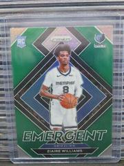 Ziaire Williams [Green Prizm] #20 Basketball Cards 2021 Panini Prizm Emergent Prices