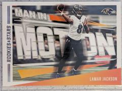 Lamar Jackson #MM-24 Football Cards 2023 Panini Rookies & Stars Man In Motion Prices