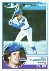 Ryne Sandberg #83 Baseball Cards 1983 Topps Prices