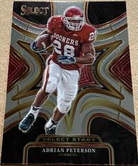 Adrian Peterson #SS-AP Football Cards 2023 Panini Select Draft Picks Stars Prices