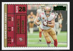 George Kittle [Emerald] #GDT-GKI Football Cards 2022 Panini Contenders Game Day Ticket Prices