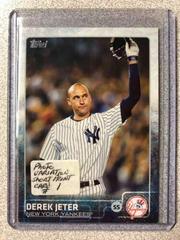 Derek Jeter [Tipping Cap] Baseball Cards 2015 Topps Prices