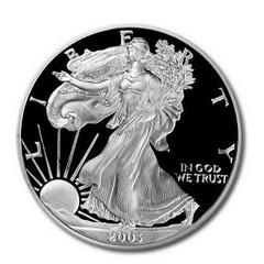 2003 W [PROOF] Coins American Silver Eagle Prices