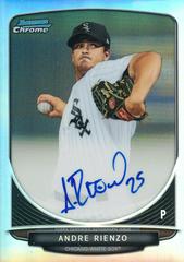 Andre Rienzo [Refractor] #BCAAR Baseball Cards 2013 Bowman Chrome Prospect Autograph Prices