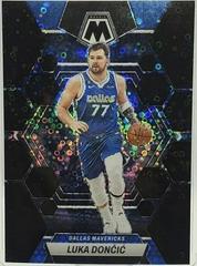 Luka Doncic [Black] #1 Basketball Cards 2022 Panini Mosaic Prices