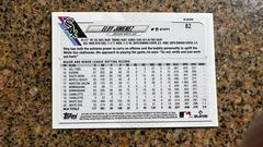 Back | Eloy Jimirez Baseball Cards 2021 Topps UK Edition