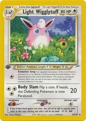 Light Wigglytuff [1st Edition] #54 Prices | Pokemon Neo Destiny