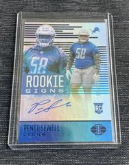 Penei Sewell [Blue] #RS-PES Football Cards 2021 Panini Illusions Rookie Signs Autographs Prices