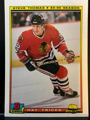 Steve Thomas #13 Hockey Cards 1990 Bowman Hat Tricks Prices