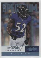 Ray Lewis [Spectrum Platinum] #7 Football Cards 2012 Panini Absolute Prices