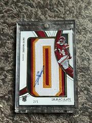 Skyy Moore [Patch Autograph] #RNN-SMO Football Cards 2022 Panini Immaculate Collection Prices