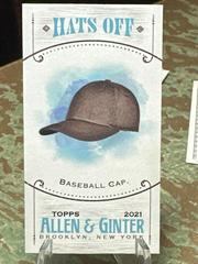 Baseball Cap Baseball Cards 2021 Topps Allen & Ginter Hats Off Minis Prices