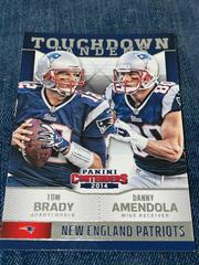 tom brady,danny amendola Football Cards 2014 Panini Contenders Touchdown Tandems Prices