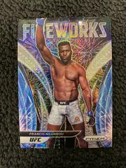 Francis Ngannou [Mojo] #16 Ufc Cards 2022 Panini Prizm UFC Fireworks Prices