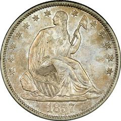 1857 S Coins Seated Liberty Half Dollar Prices