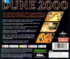 Back Cover | Dune 2000 Playstation