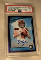Baker Mayfield [Autograph Purple] #153 Football Cards 2018 Donruss Optic Prices