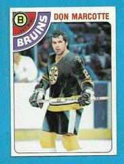 Don Marcotte Hockey Cards 1978 Topps Prices